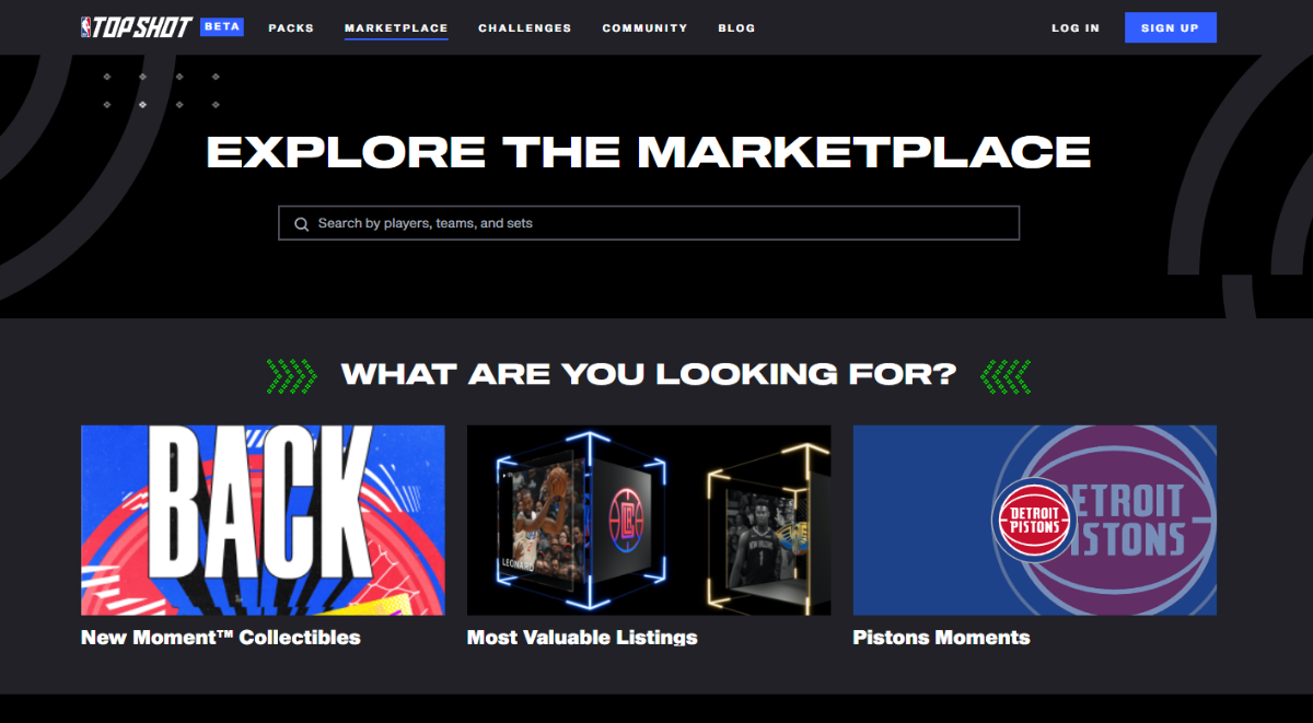 NBA Top Shot Marketplace