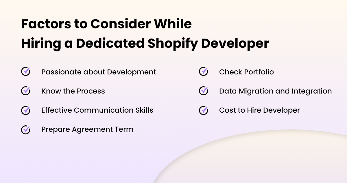 Factors to Consider While Hiring a Dedicated Shopify Developer