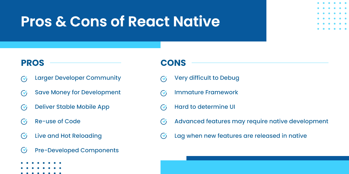 Pros & Cons od React Native