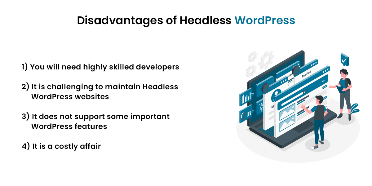 Disadvantages of Headless WordPress