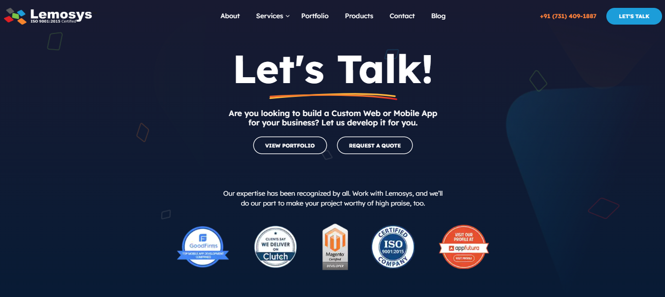Lemosys Infotech banner