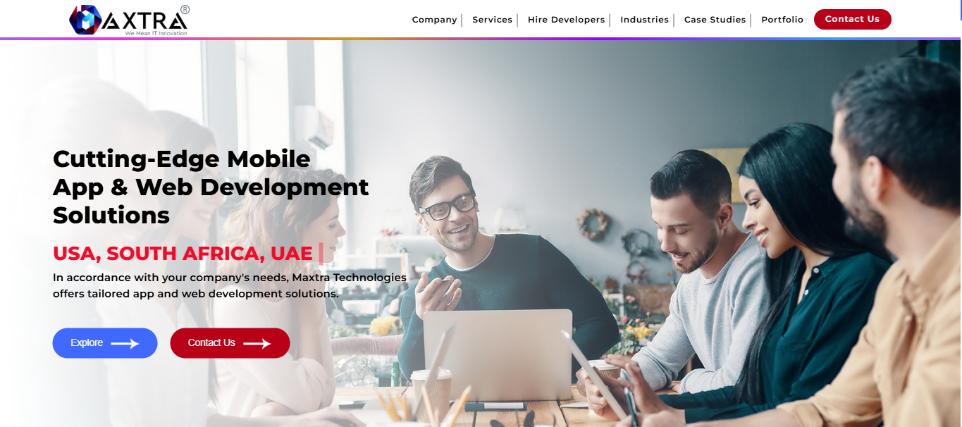 Maxtra Technologies Banner