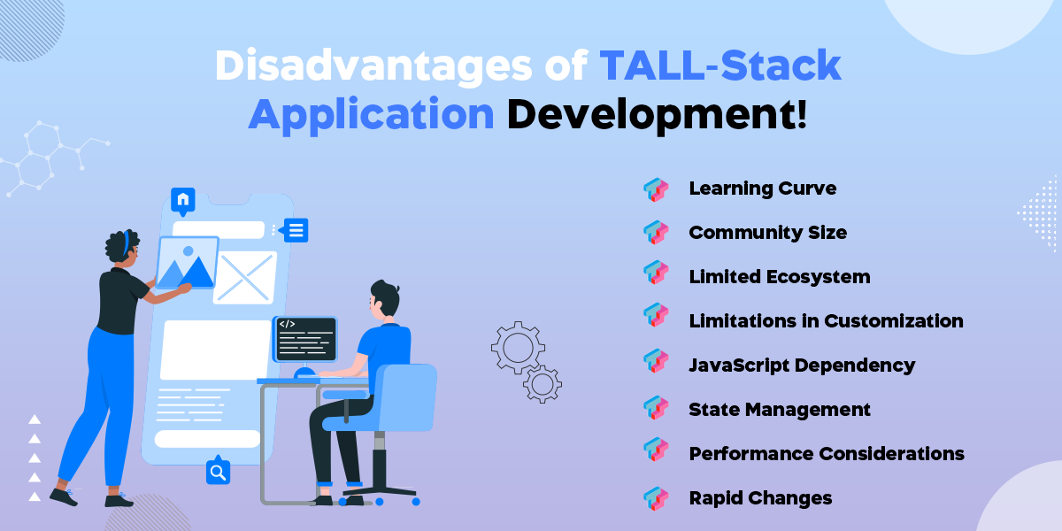 Disadvantages of TALL-Stack Application Development