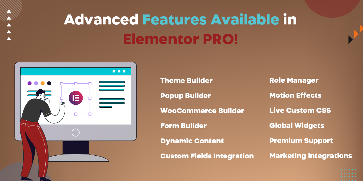 Advanced Features Available in Elementor PRO!