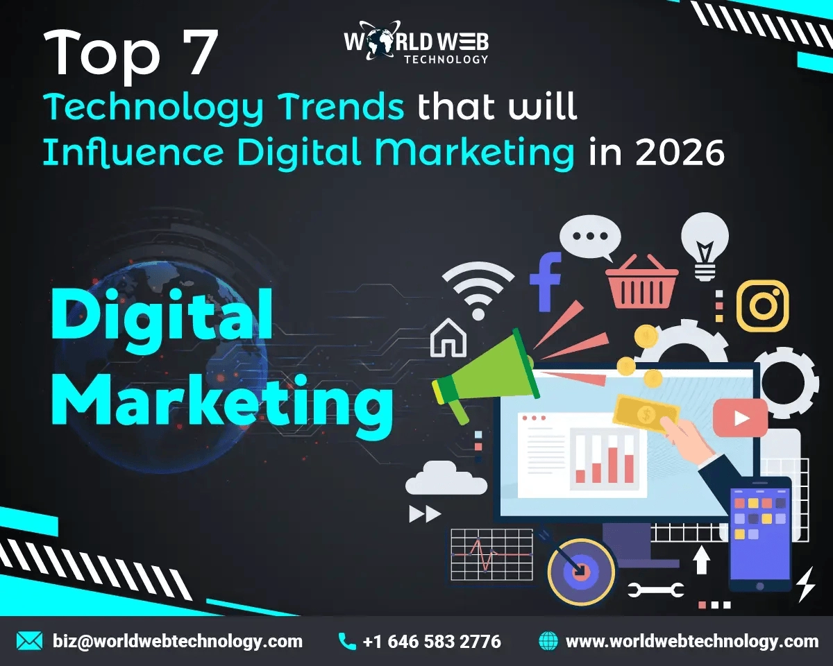 Top 7 Technology Trends that will Influence Digital Marketing in 2026